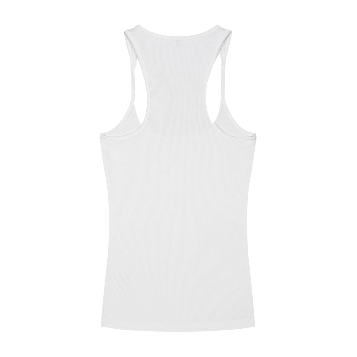 “LOVE DOCTOR” Slim Fit Ribbed Racerback Tank Top